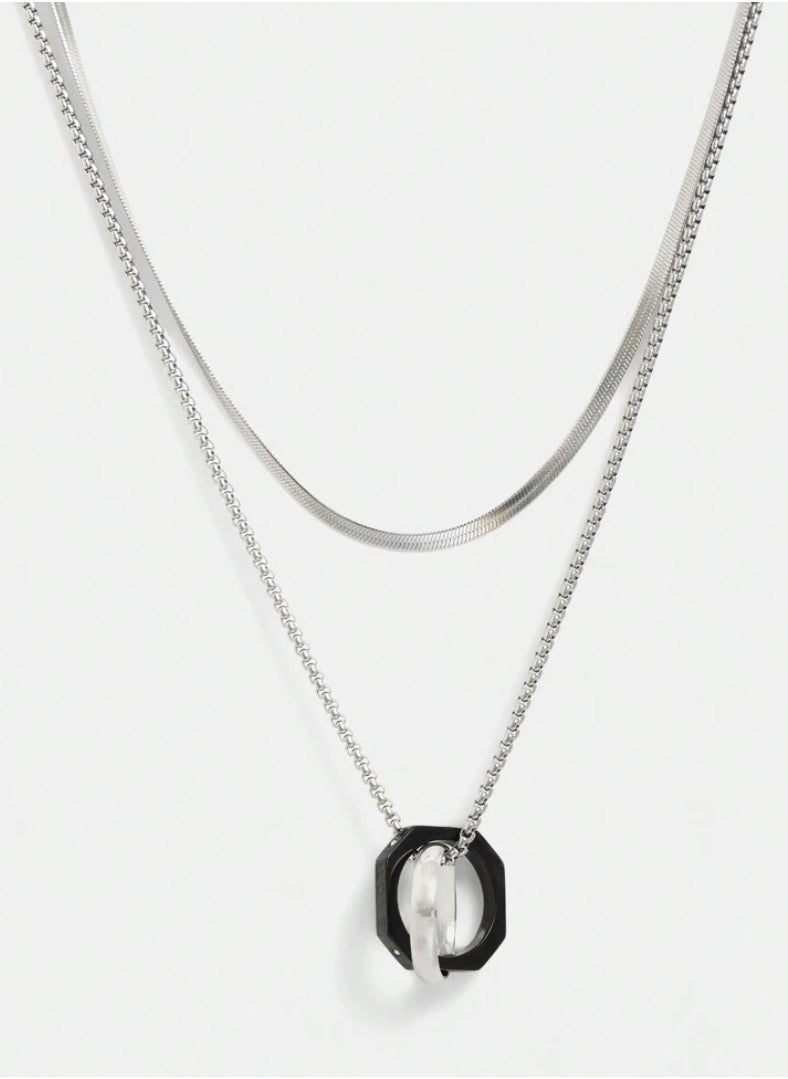 JewelryLand Elegant Stainless Steel Necklace For Men  - Image 5