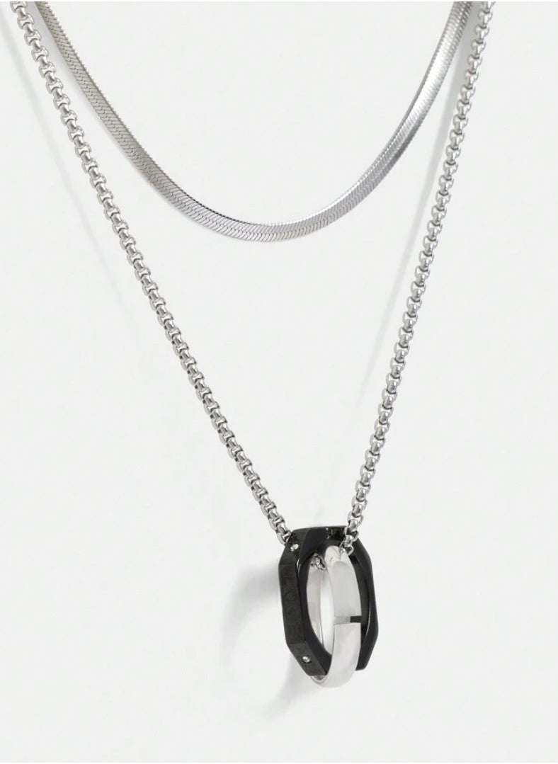 JewelryLand Elegant Stainless Steel Necklace For Men  - Image 4
