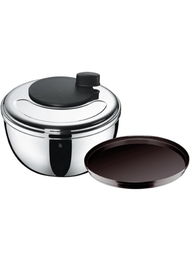 WMF Salad Spinner Stainless Steel Silver 25.4 X 25.4 X 15.8 Cm  - Image 1
