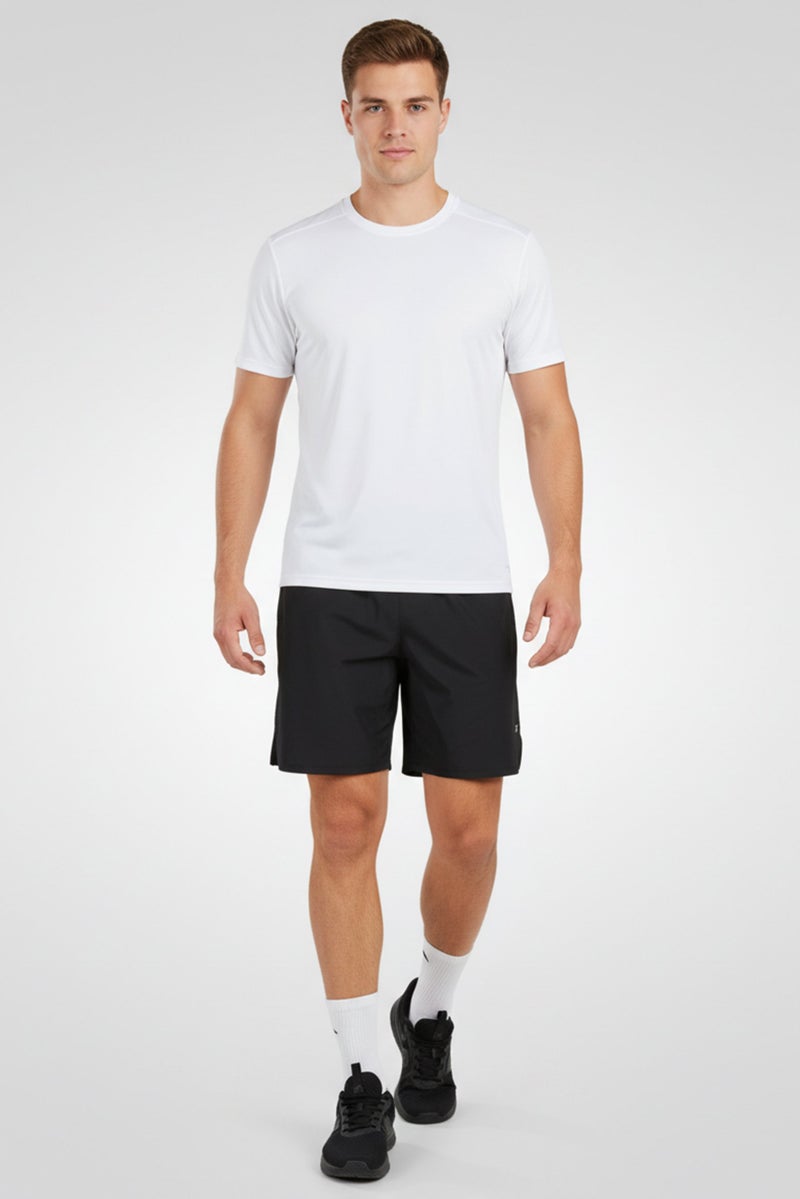 Reebok Men Sportswear Fit 2 In 1 Running Shorts, Black - Image 1