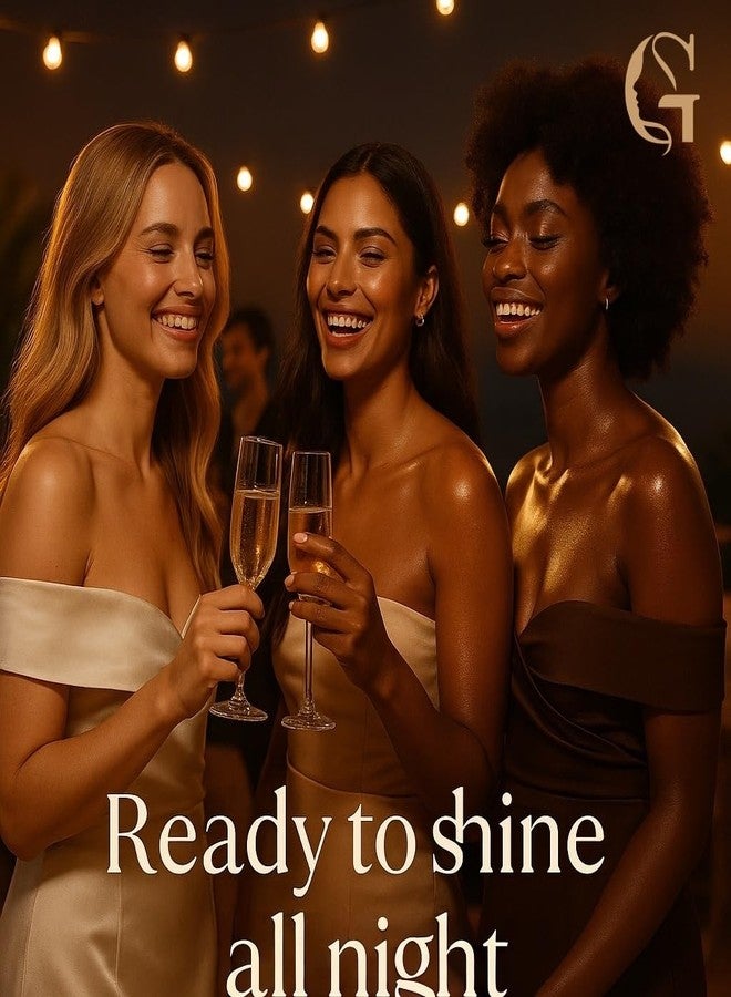 GOERTI Body Shimmer Oil - Liquid Highlighter for Glowing Skin, Waterproof & Long-Lasting Body Makeup for Face, Arms, Legs & Shoulders, Bronze Illuminating Glow Lotion, 1.6 Fl Oz (03#/ Deep Bronze Glow, 50ml) - Image 4