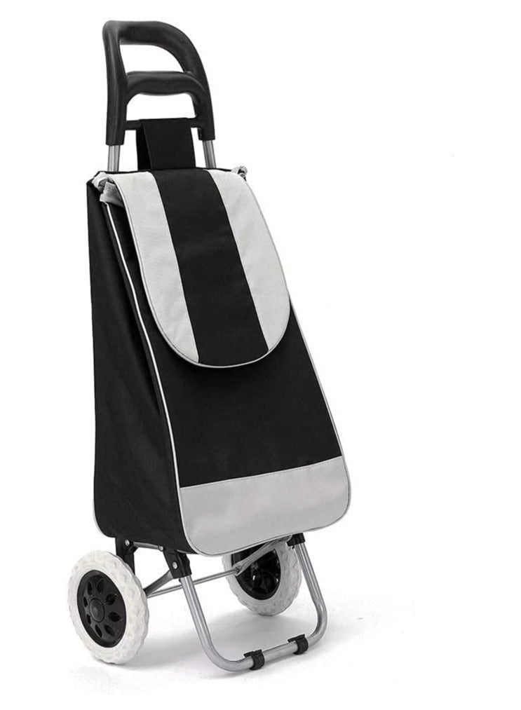 DubaiGallery Vegetable & Fruit Folding Shopping Trolley Bag with Wheels  - Image 2