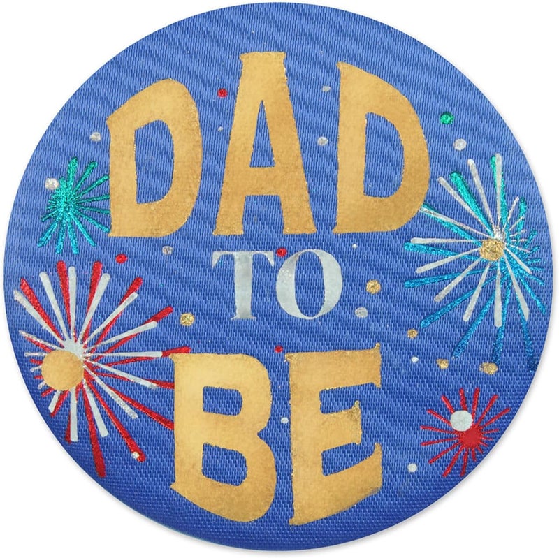 Beistle Dad to Be Satin Button