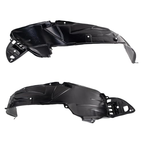 TRQ Front Inner Fender Liner Set Compatible with 2001-2003 Honda Civic HO1248109 HO1249109 - Image 1