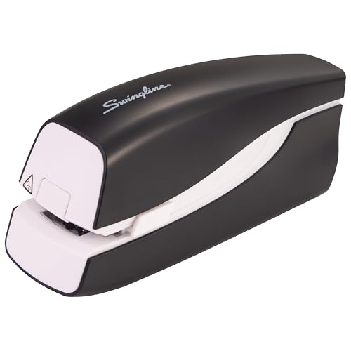 Swingline Electric Stapler, 20 Sheet Capacity, Portable, Full Strip, Plug In or Battery, Black (48200) - Image 1