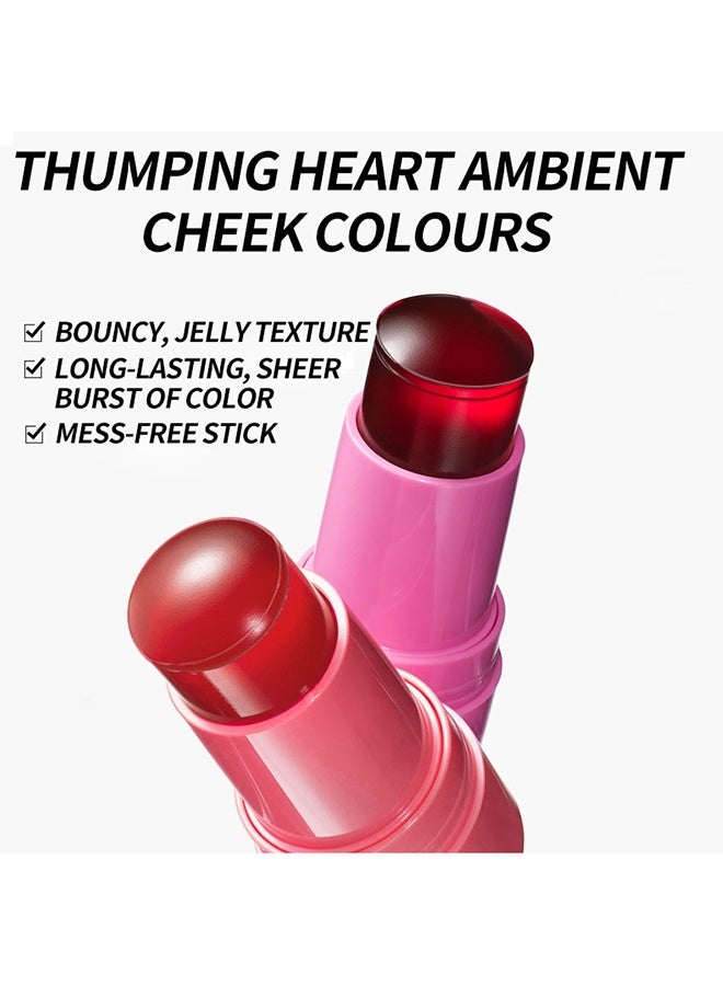 فايبلي أحمر الخدود - جيلي الشفاه والخدود صبغة كريم أحمر الخدود وجيلي الفاكهة وأحمر الخدود ولون الشفاه #V04 - Image 3