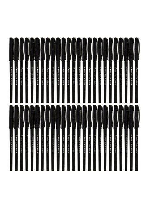 50-Piece Ballpoint Pen Fine Tip Black Ink