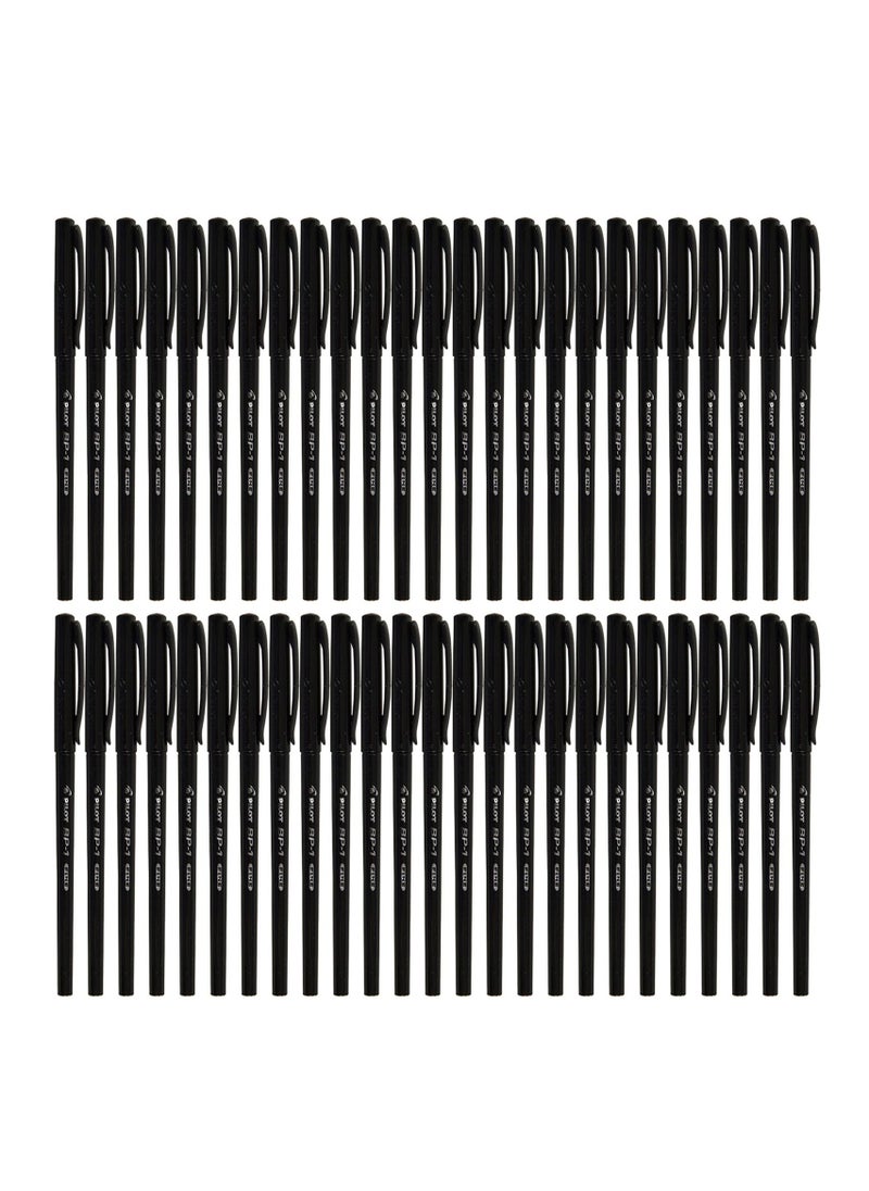 PILOT 50-Piece Ballpoint Pen Fine Tip Black Ink  - Image 1