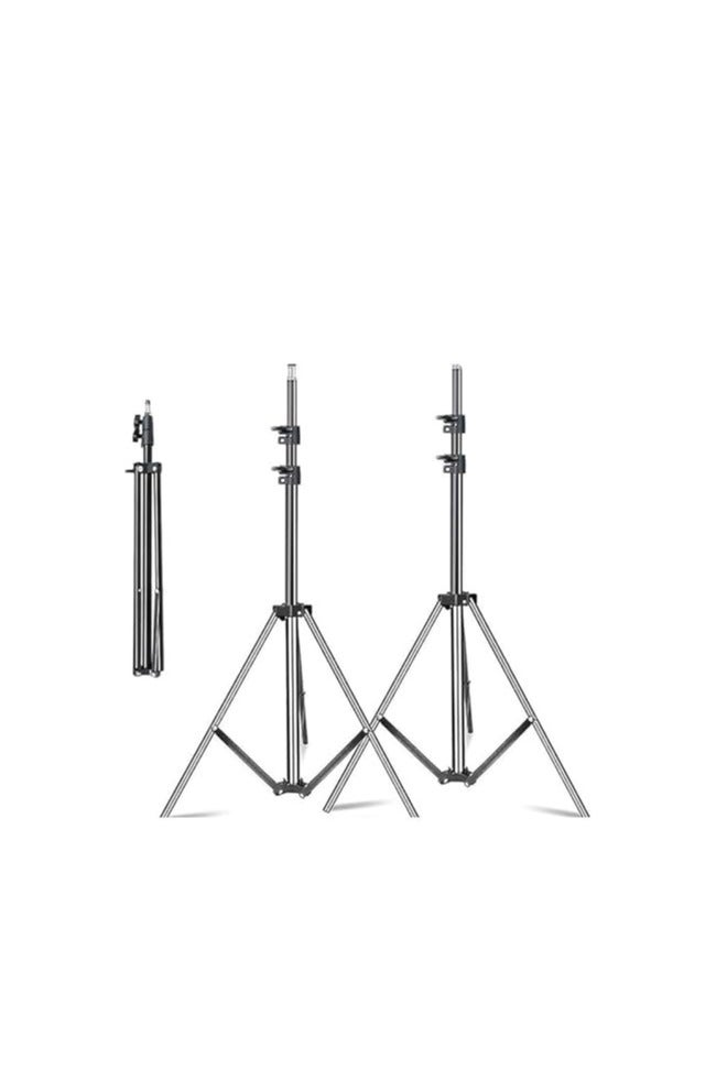 STAND NP-9988 Portable Tripod | Foldable Studio Lighting & Photography Stand (BLACK) - Ideal for Photoshoots, Vlogging, Online Classes, and TikTok - Image 3