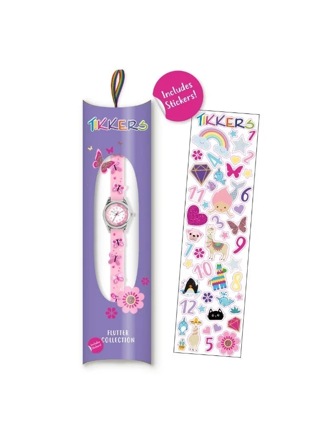 Tikkers  Tikkers 3D Butterfly Silicone Strap Girls Analog Watch - ATK1111  | Best Price UAE