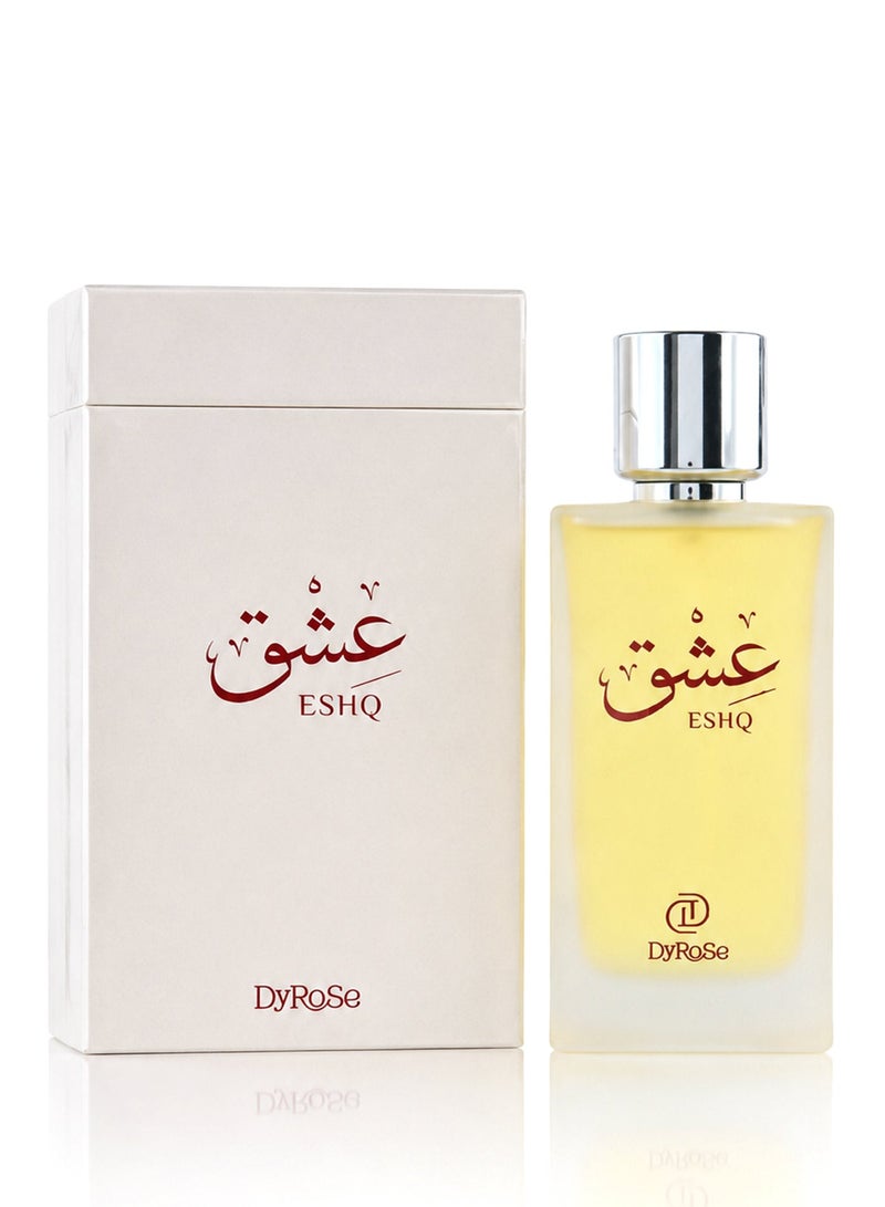 Dyrose Eshq Eau De Perfume 100ml | Luxury Unisex Perfume with Saffron, Tuberose & White Musk | Long Lasting Signature Fragrance - Image 3