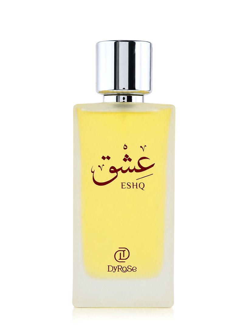 Dyrose Eshq Eau De Perfume 100ml | Luxury Unisex Perfume with Saffron, Tuberose & White Musk | Long Lasting Signature Fragrance - Image 2