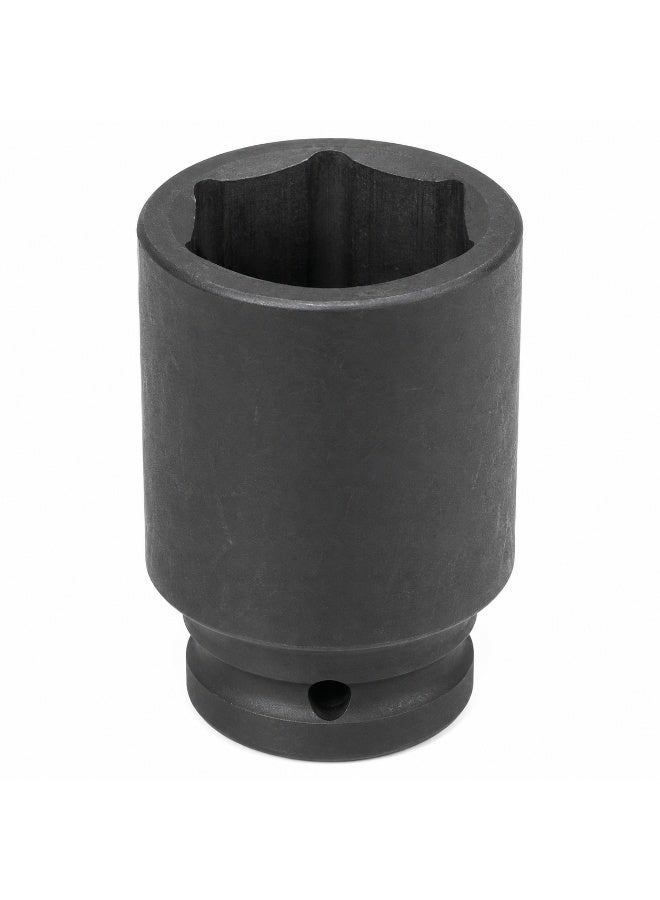 42mm Deep Impact Socket, 3/4 Inch Square Drive, 6 Point Cr-Mo Steel Heavy Duty Socket for Impact Wrench, Ratchet, Breaker Bar, Automotive & Workshop Use - Image 1
