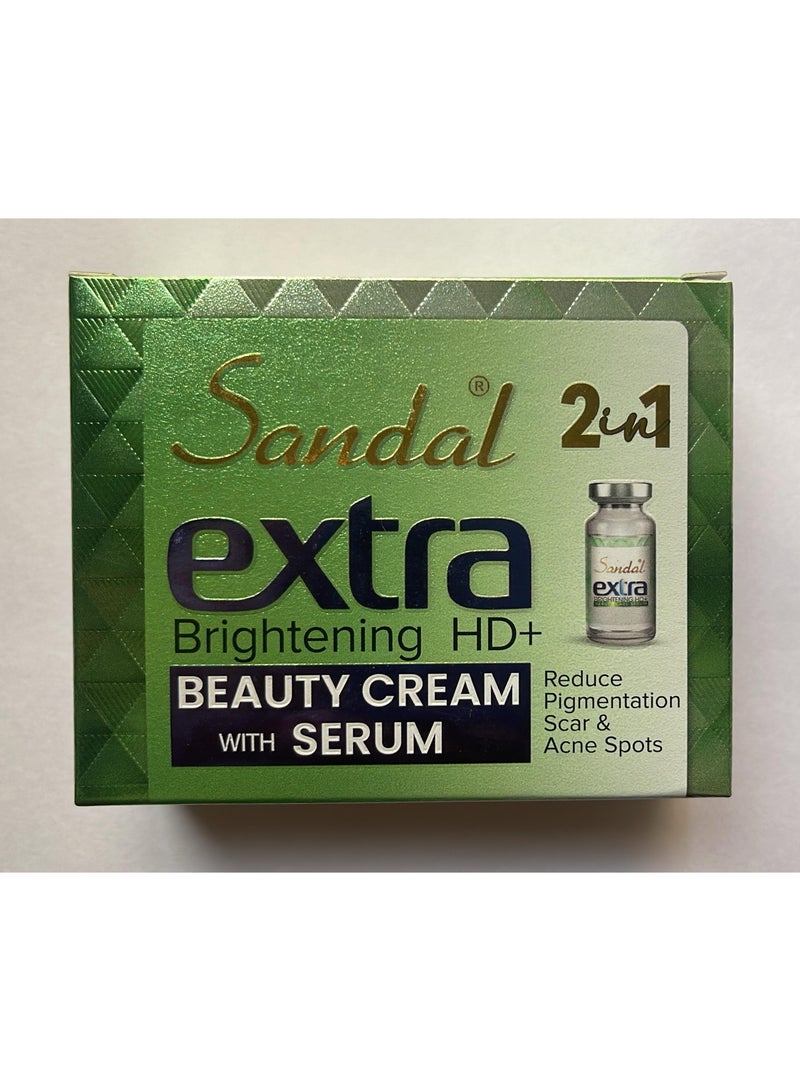 Sandal Extra Brightening Hd Beauty Cream With Serum 2in1 - Image 1