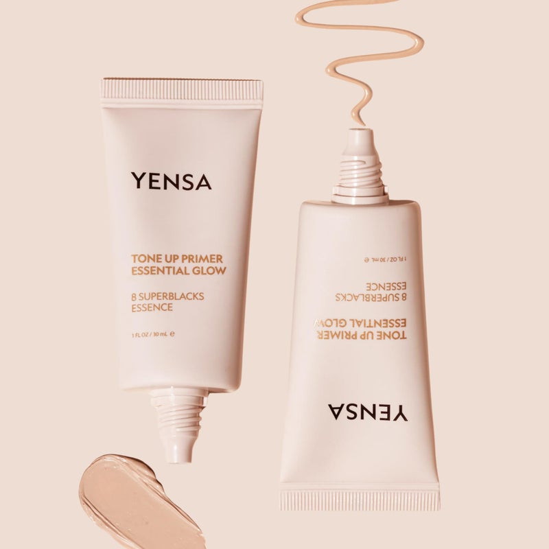 YENSA Tone Up Essential Glow Primer for Face - Brightening & Blurring Makeup Primer - Makeup Base Infused with Superfood Ingredients - Minimizes Appearance of Pores - Satin-Sheen Finish (1 Fl oz) - Image 5