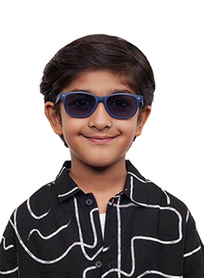 هوبر نظارات شمسية للأطفال من لينسكارت مجموعة الأبطال الخارقين بإطار كامل مستطيل أحدث وأنيق حماية كاملة من الأشعة فوق البنفسجية للأولاد والبنات عمر - سنوات - Image 3