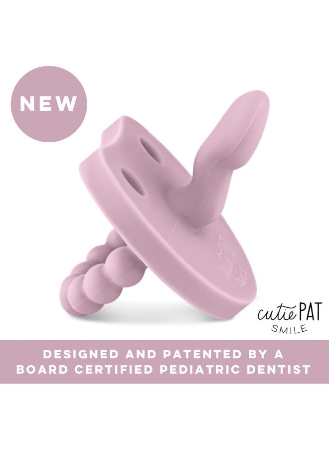 Ryan & Rose Ryan & Rose Cutie PAT Smile - Orthodontic Pro Pacifier and Teether (Wisteria) - Image 5