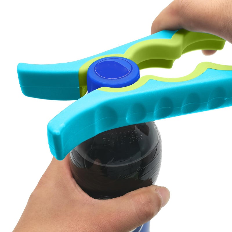 Otstar Jar Opener Bottle Opener and Can Opener for Weak hands, Seniors with Arthritis and Anyone with Low Strength, Mutil Jar Opener Get Lids Off Easily (Blue) - Image 5