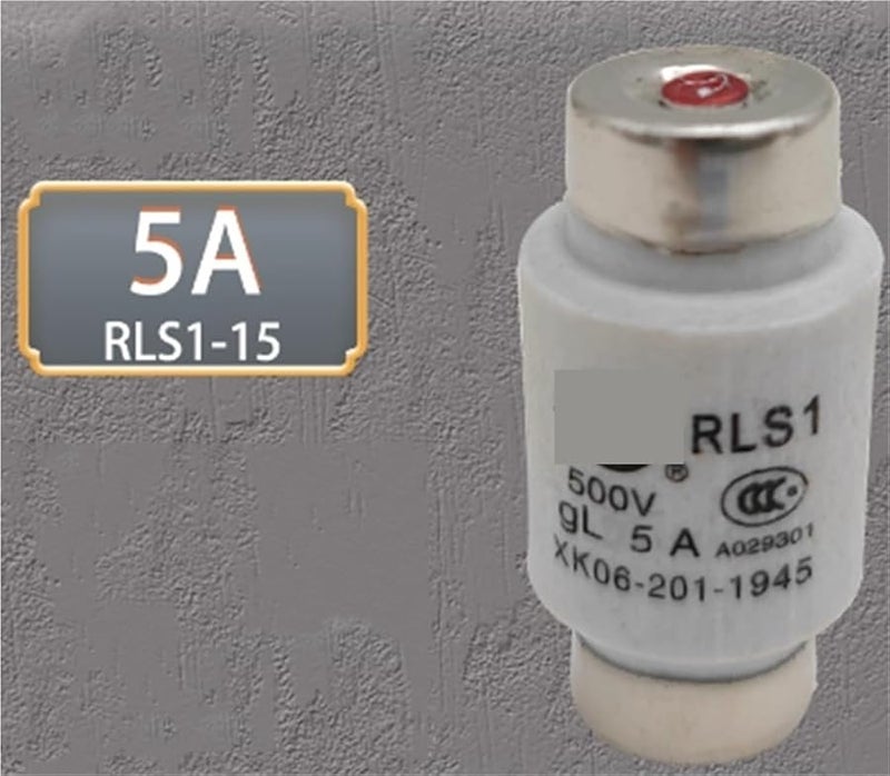 RLS1 15 Spiral Fast Acting Fuse 500V 5A 50 PCS Quick Fuse RL1 Tube Fuses - Image 3