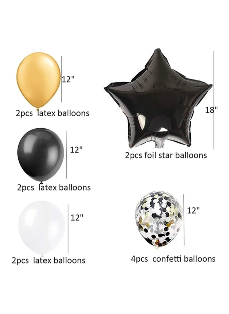 Cool Baby - 25-Piece Inflatable Happy Birthday Foil Balloon Set - Image 1