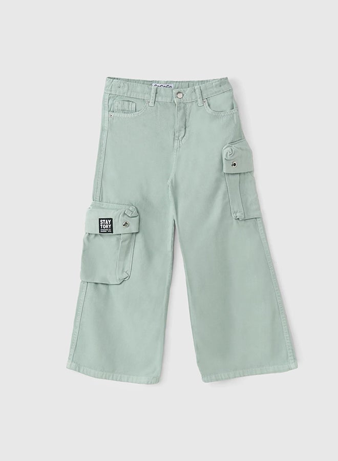 سي إن جينز وير كيدز النعناع بنات السراويل الصيفية - Image 2