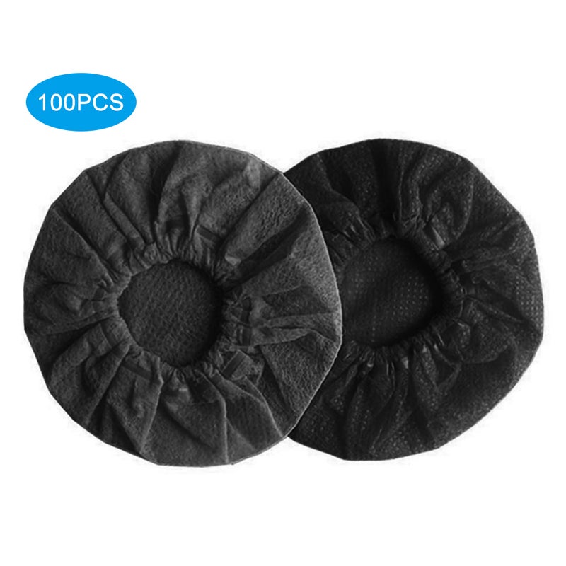 100 غطاء مايكروفون / غطاء حماية من العواصف الهوائية (أسود) - Image 1