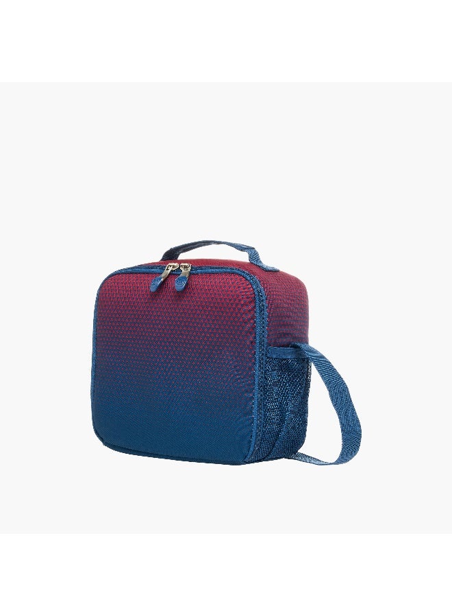 St.Right Lunch Bag-Gradient-Navy-Burgundy-1 Cmprt-Girls (Polyester) Burgundy \ 21X11X22 - Image 2