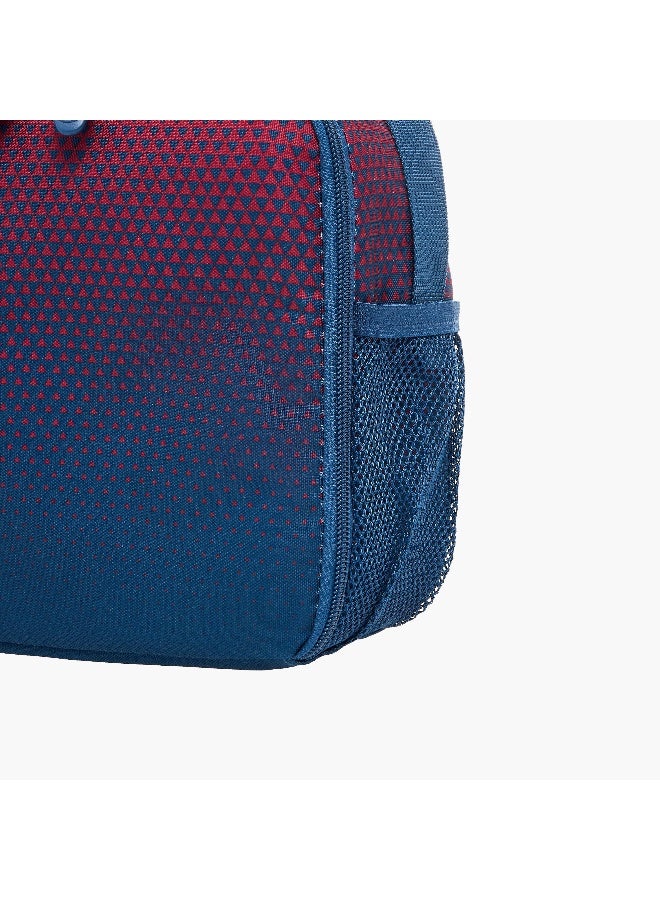 St.Right Lunch Bag-Gradient-Navy-Burgundy-1 Cmprt-Girls (Polyester) Burgundy \ 21X11X22 - Image 4
