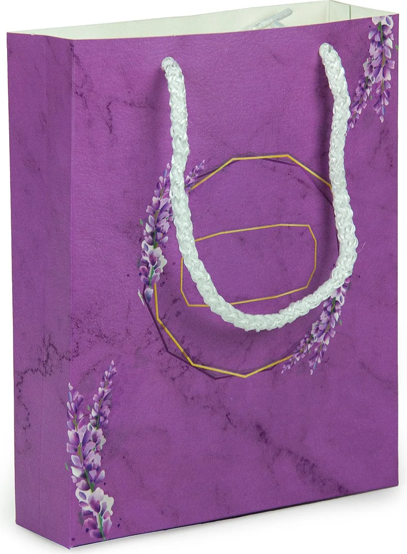 İhvan Purple Printed Gift Set Floral