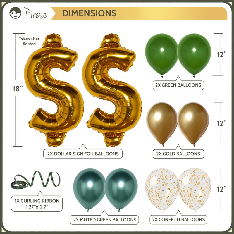 Pirese Money Happy Birthday Banner, Money Birthday Decorations, Money Party Decorations - Image 4