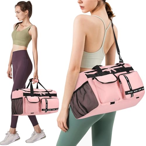 MAXTOP Travel Duffle Bag for Women Carry On Tote Weekender Overnight Bag Large Capacity Duffel Bag With Shoe Compartment,Gym Tote Bag with Dry and Wet Separation - Image 3
