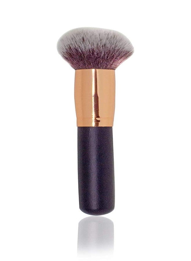 Kabello Professional Parlour And Home Use Fan Brush Makeup Face Contour Foundation Cosmetic Brush, Brown, 10 Grams, Pack of 1 - Image 1