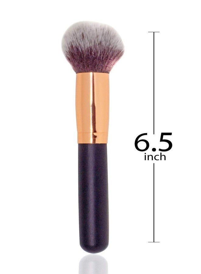 Kabello Professional Parlour And Home Use Fan Brush Makeup Face Contour Foundation Cosmetic Brush, Brown, 10 Grams, Pack of 1 - Image 3