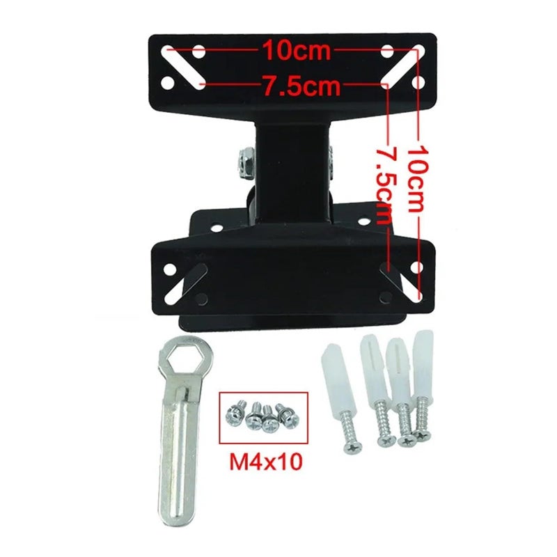 Full Motion TV Wall Mount Bracket 14 to 24 Inch 180 Degree Rotating Tilt - Image 3