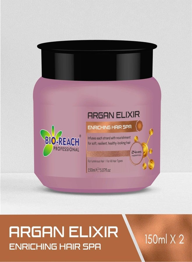 BIO-Reach سبا الشعر المغذي بزيت الأرغان من بيو-ريتش، لشعر لامع، لجميع أنواع الشعر، 150 مل × 2 = 300 مل - Image 2