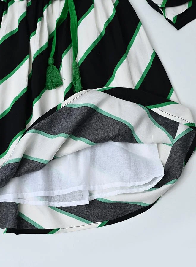 BELLA MODA Striped A-Line Dress
