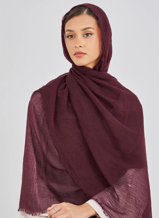 أميرة Amirah Crinkle Cotton Hijab