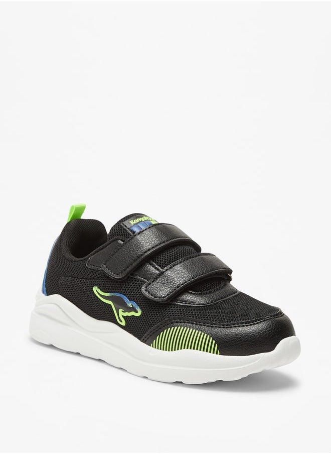 kangaROOS حذاء رياضي منسوج للأولاد مزود بشريط إغلاق وخطاف  - Image 1