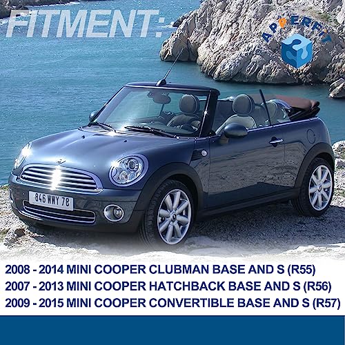 APPERFiT Windshield Post Trim A Pillar Molding Cover Compatible with Mini Cooper R55 R56 R57 2007-2015 Windshield Side Molding Replaces 51137272583 51137272584 - Image 3