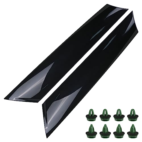 APPERFiT Windshield Post Trim A Pillar Molding Cover Compatible with Mini Cooper R55 R56 R57 2007-2015 Windshield Side Molding Replaces 51137272583 51137272584 - Image 1