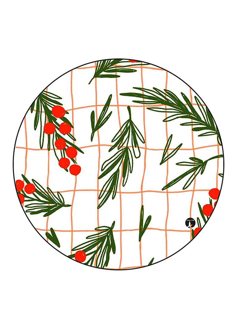 RKN Plants Printed Round Pin Badge Multicolour - Image 2