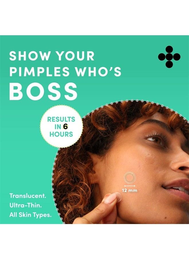Dots for Spots Pimple Patches for Face - Pack of 24 Hydrocolloid Acne Patch - Invisible Zit Stickers Treatment for Face and Body - Mighty, Fast-Acting, Vegan & Cruelty Free Korean Skin Care  - Image 2