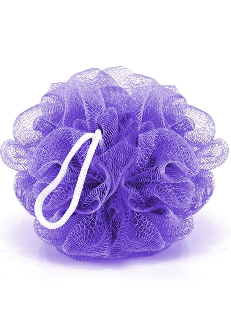 بيبيتو ليفة استحمام فاخرة للجسم - ليفة استحمام شبكية ناعمة لتقشير لطيف وتنظيف عميق - إسفنجة ليفة كبيرة وسريعة الجفاف مع حلقة تعليق - مثالية للاستخدام اليومي - Image 1