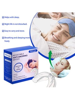 EELHOE Anti-Snoring Mouth Guard, Reusable Mouth Guard For Stop Snoring At Night Anti Snoring Devices With Comfort Size Snore Mouth Guard For Men Women  - Image 2