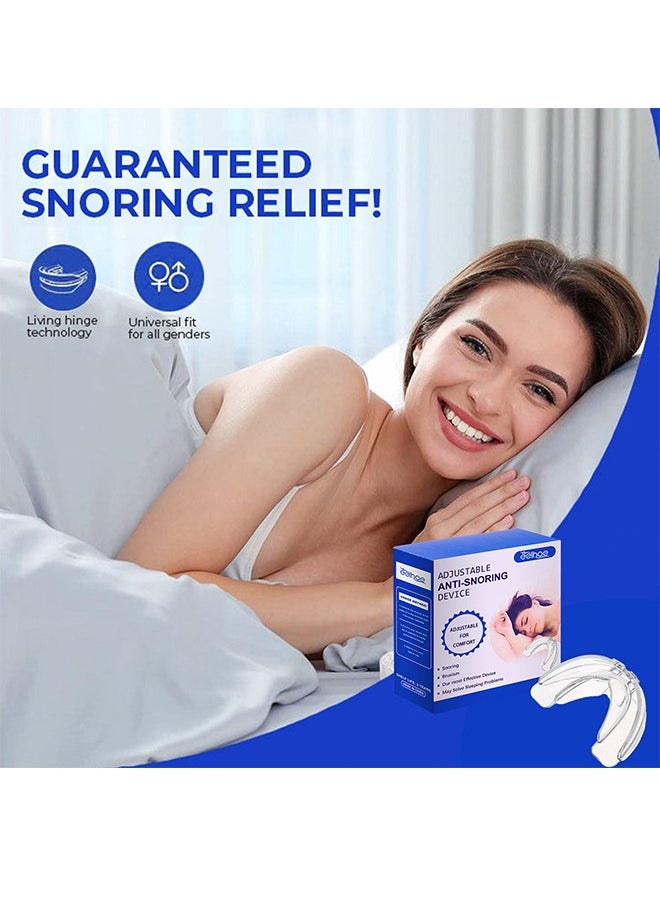 EELHOE Anti-Snoring Mouth Guard, Reusable Mouth Guard For Stop Snoring At Night Anti Snoring Devices With Comfort Size Snore Mouth Guard For Men Women  - Image 5