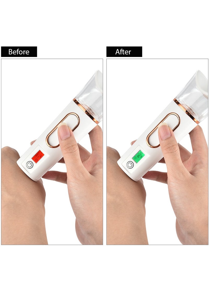 general Nano Wet Steaming Facial Facial Moisturizing Electronic Beauty Device Plus Measuring Skin Moisture Hydration Instrument - Image 2