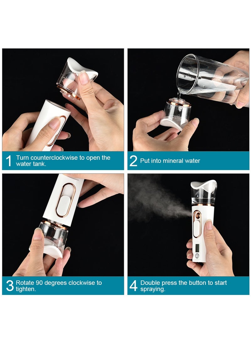 general Nano Wet Steaming Facial Facial Moisturizing Electronic Beauty Device Plus Measuring Skin Moisture Hydration Instrument - Image 3