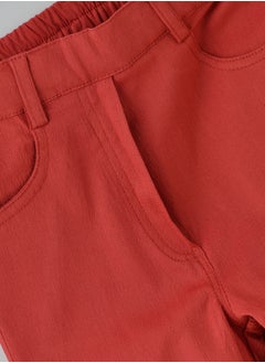 Jelliene Girls Red Stretch Pants  - Image 4