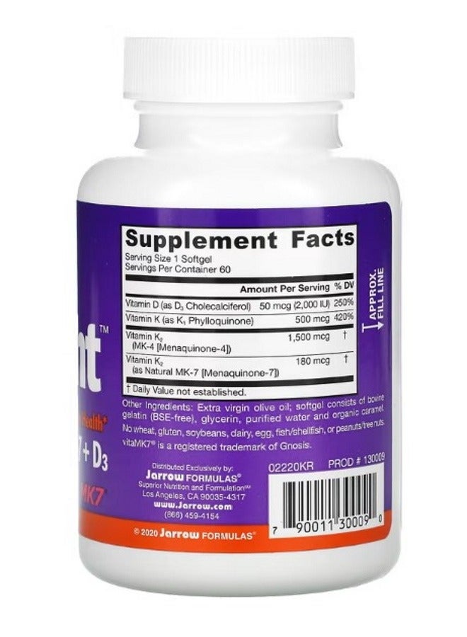 jarrow formulas KRight 60 Softgels - Image 2
