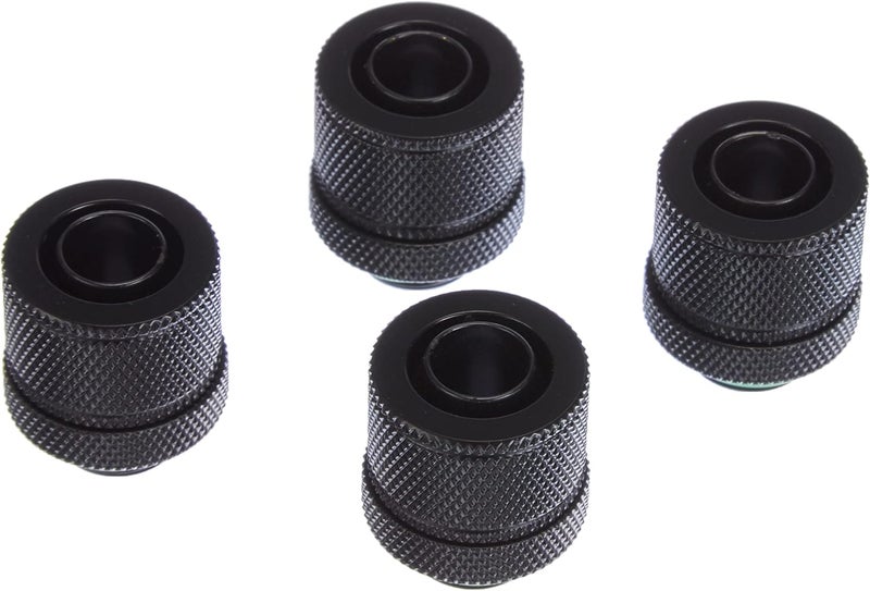 Corsair Hydro X Series XF Compression Fittings 10/13mm (3/8"/1/2") - Four Pack, Black - Image 2